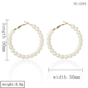 DoreenBeads Fashion Hoop Earrings For Women Based Alloy & Stainless Steel Ear Post Earrings Gold Circle Ring Gift 3cm Dia, 1Pair